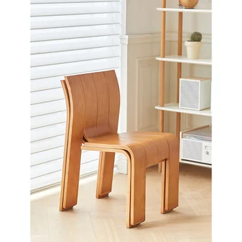 Винтажный обеденный стул со спинкой для гостиничного кафе с проживанием в семье
