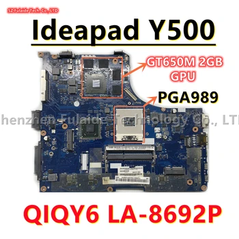 QIQY6 LA-8692P Для Lenovo Ideapad Y500 Y500N Материнская плата ноутбука с GT650M 2 ГБ GPU PGA989 HM77 HM70 DDR3 90001156 100% Работа