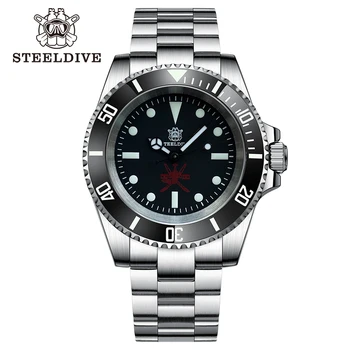 STEELDIVE SD1954 мужские часы для дайвинга люксовый бренд, спортивные мужские автоматические механические часы V
