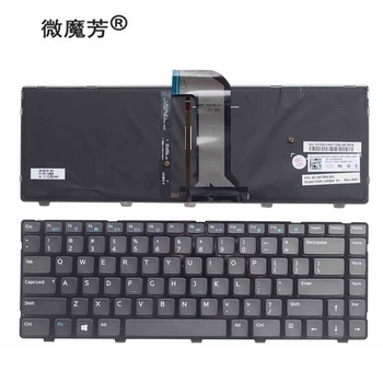 Новая клавиатура с подсветкой для Dell Inspiron 14 3421 14R 5421 15Z 5523 Vostro 2421 4B + N8T05.001 9Z.N8TBW.01D NSK-L80BW 01 US