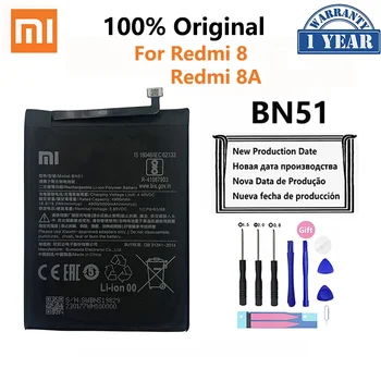 Оригинальный Xiao Mi Новый BN51 5000 мАч Сменный Аккумулятор Для Телефона Xiaomi Redmi8 Redmi 8A Redmi 8 Redmi8A Батареи Bateria