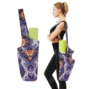 Портативная сумка для коврика для йоги, Модный спортивный коврик для йоги, Сумка для хранения, рюкзак, Слинг, принадлежности для фитнеса