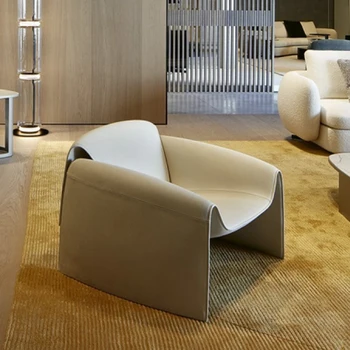 Итальянский минималистичный одноместный диван-кресло для гостиной, кабинета, демонстрационной комнаты, Дизайнерское кресло для творческих переговоров Poliform для отдыха