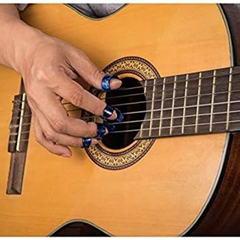 Отмычки для пальцев, средние, плоские отмычки для большого пальца, целлулоидные отмычки для гитары (24 штуки отмычек)