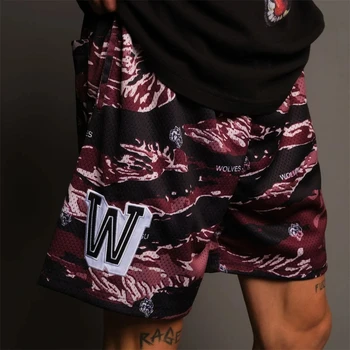 Новые мужские шорты Darc Wolves, сетчатые дышащие шорты для спортзала, мужские шорты для фитнеса, бега, быстросохнущие тренировочные шорты