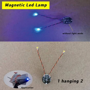 Проводная 5 см Светодиодная Лампа Magnetron Light Модель 1hanging 2 Типа для Diy Автомобильных Игрушек Освещения Изготовления Наборов Материалов Для Диорамы Без Батареи