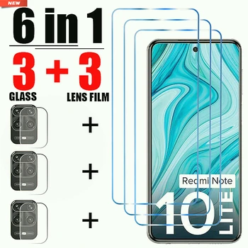 Закаленное Стекло 6в1 Для Xiaomi Redmi Note 12 11 Pro Plus 5G 11S 10S 9S Защита Экрана Камеры Для Redmi Note 10 9 8 Pro 10C 9C