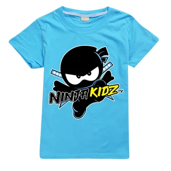 Ninja Kidz B / Детская одежда, хлопковые футболки с короткими рукавами, детская толстовка с героями мультфильмов 