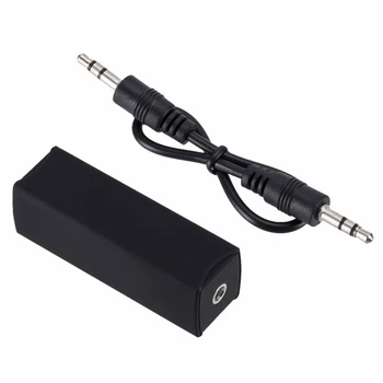 2шт 3,5 мм Aux аудио Фильтр шума Контур заземления шумоизолятор Устраняет для автомобильной стереосистемы Домашняя стереосистема