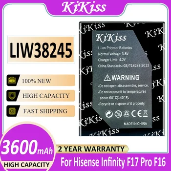  Мощный аккумулятор KiKiss LIW38245 3600mAh для Hisense Infinity F17 Pro F17Pro F16 Bateria
