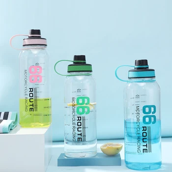 Пластиковая бутылка для воды объемом 1500 МЛ, Спортивная форма для стакана воды, Кемпинг, Портативные Бутылки для питья на открытом воздухе, бутылки для питья большой емкости