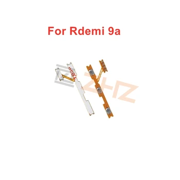 для Xiaomi Redmi 9a Гибкий кабель питания и громкости, боковая кнопка включения-выключения, гибкий кабель для ремонта Redmi 9, Запасные части