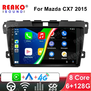 REAKOSOUND Android 12 Автомагнитола для Mazda CX-7 CX7 2008 2009 2010 2011-2015 Мультимедийный Видеоплеер GPS Стерео 4G Navi Carplay