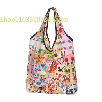 Многоразовые сумки Karol G Manana Sera Bonito для покупок, складные сумки для продуктов, моющиеся прочные большие сумки-тоут