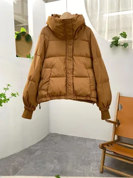 Зимняя хлопковая одежда для отдыха, женская многофункциональная куртка-пуховик с поддельным карманом на молнии, толстое пальто, корейская версия зимнего пальто