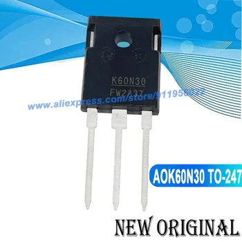 (5 штук) K60N30 AOK60N30 300V / K60B60D AOK60B60D 600V 120A / K40B60D1 AOK40B60D1 600V 80A / K53S60 AOK53S60 710V 215A TO-247