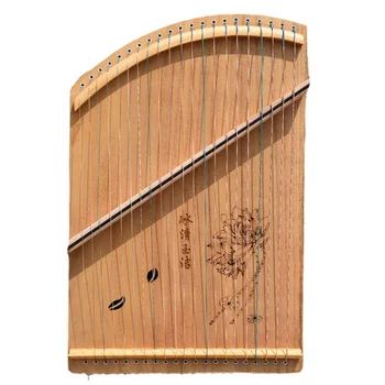 Портативный Маленький Guzheng 21 String Paulownia Wood Профессиональный Тренажер Для Пальцев Guzheng Для Начинающих Цитра Китайский Музыкальный Инструмент