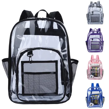 Женский рюкзак, прозрачная сумка, прозрачные рюкзаки для подростков, студентов, мужчин, Прозрачная школьная сумка, рюкзак
