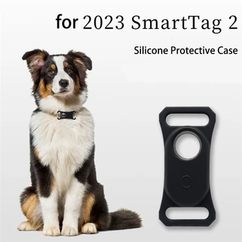Для Samsung Galaxy SmartTag2 Чехол Для Отслеживания Собак и Кошек Силиконовый Защитный Чехол Для Galaxy Smarttag 2 Держатель Для Домашних Животных