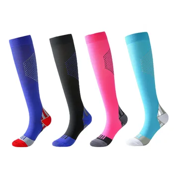 Новые спортивные носки Honeycomb в цвет, соответствующий давлению, компрессионные чулки Amazon с подушечками