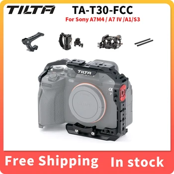 TILTA TA-T30-FCC-B A7M4 A7 IV Полный Каркас камеры Базовый Комплект для Sony Alpha7 IV A1 A7S3 A7R4 A9 A73 A7R3 Аксессуары для Зеркальных Камер