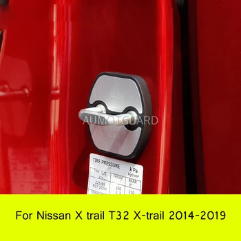 Для Nissan X Trail T32 X-trail 2014-2019 Украшение Дверного Замка Автомобиля Защитная Крышка Дверного Замка Крышка Автомобильных Запчастей Антикоррозийная