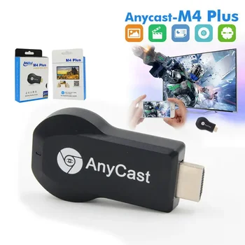 Anycast Dongle WiFi TV 1080p Airplay Дисплей DLNA Беспроводной HDMI-совместимый Приемник TV Dongle Stick Miracast M4 Plus