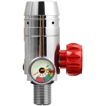Серебристый S400 200Bar Клапан Для Подводного Плавания M18X1.5 3000PSI Редукционный Клапан Первого Уровня Для Кислородного Баллона Для Подводного Плавания