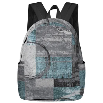 Современные абстрактные Ретро-рюкзаки с античной геометрией для женщин и мужчин, водонепроницаемый школьный рюкзак для студентов, сумки для мальчиков и девочек Mochilas