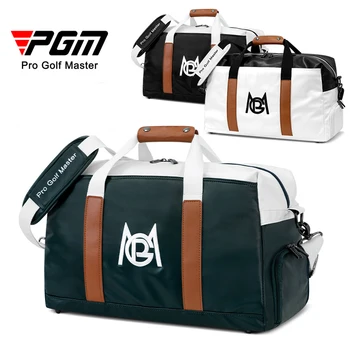Сумка для одежды для гольфа PGM, мужская и женская сумка для одежды из искусственной кожи, легкая водонепроницаемая дорожная сумка для переноски принадлежностей для гольфа