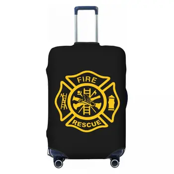 Пожарный Пожарно-спасательный дорожный чехол для багажа, моющийся чехол для чемодана, подходит для 18-32 дюймов