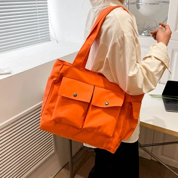 Женская сумка роскошного бренда, нейлоновая сумка через плечо для женщин, известная дизайнерская женская сумка-тоут, сумки-мессенджеры с верхней ручкой