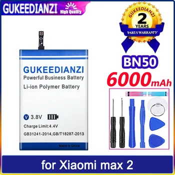 Аккумулятор GUKEEDIANZI BN50 6000 мАч для Xiaomi max2 max 2 Bateria