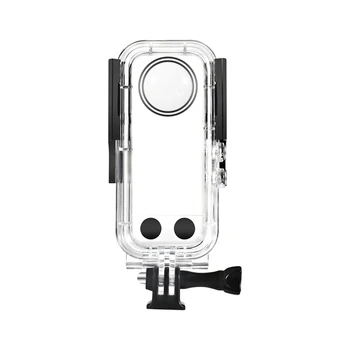 Для видеокамеры Insta360 X3 360 ° Портативные Водонепроницаемые корпуса С герметичной погружной оболочкой Аксессуары для экшн-камер