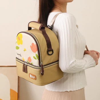 Многофункциональная Большая сумка для ланча Легкие Портативные Дорожные рюкзаки для еды Женская Удобная сумка для мамы Сумка для мамы