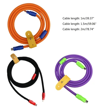 100 Вт Кабель USB C-USB C Кабель для зарядки Type C кабель для быстрой передачи данных по кабелю