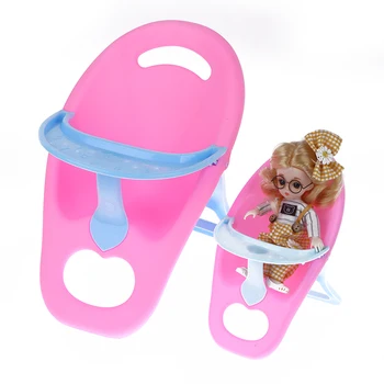 Мини-пластиковые сиденья, бытовые игрушки для детей, аксессуары для кукол 4-10 дюймов, куклы универсального размера, обеденный стул для малышей