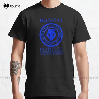 Banzai Institute Blue Edition Классическая Футболка Мужские Рубашки Повседневные Пользовательские Aldult Подростковые Унисекс С Цифровой печатью Xs-5Xl Футболки