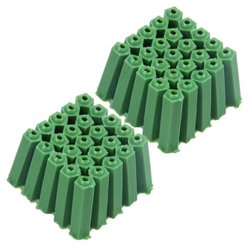 1000 Шт Зеленых Каменных Шурупов Для Крепления Стеновых Анкерных Заглушек 6 мм X 27 мм