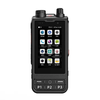 Новейший W6 4G LTE Сетевое Радио Android 8,1 Телефон IP68 GPS Wifi Емкость Аккумулятора 4200 мАч Zello PTT Walkie Talkie Телефон
