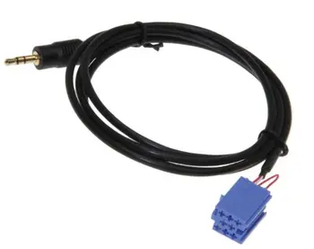 Адаптер входного кабеля Autoaux AUX подходит для радио Smart Fortwo 450 2007-2011, вспомогательное радио MP3 на поводке