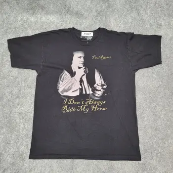 Рубашка Paul-Revere, большая черная футболка с рисунком, длинные рукава