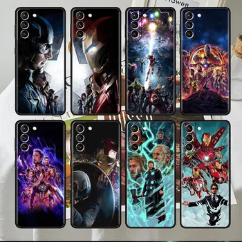 Силиконовый Чехол Для Samsung Galaxy S20 FE S22 Ultra S21 Plus Чехол Для Телефона S10 Lite S9 S8 S10e S7 TPU Funda Marvel The Avengers Hero