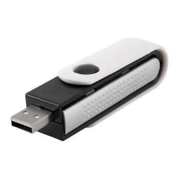 USB ионный кислородный бар, освежитель воздуха, очиститель ионизатор для ноутбука, черный + белый