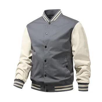 Хлопковая мужская куртка, пальто 2023, Новая Бейсбольная Форма, Высококачественная мужская Повседневная куртка, Одежда для пары