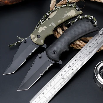 Складной нож Бесплатная доставка, Острый высококачественный тактический карманный нож, уличные инструменты для выживания, изысканный подарок