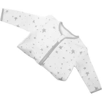Хлопковый спальный мешок для малышей, спальный мешок со съемным рукавом, спальный мешок с длинным рукавом (размер L)