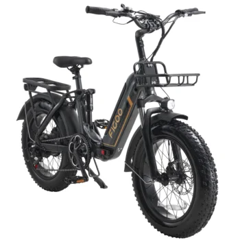 Электрический городской велосипед FIGOO 1000w 48v15ah fat tire складной электрический велосипед высокоскоростной 45 км / ч электрический велосипед для мужчин и женщин