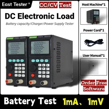 East Tester ET5406A +/ET5407A + 200 Вт 120 В 180 В 20A 30A Программируемый Электронный тестер нагрузки постоянного тока 1 мВ/1мА Тестер батареи для CC/CV
