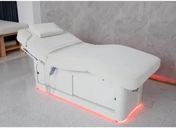 Специальный массажный стол для салона красоты, кровать для физиотерапии, кровать из латекса с вышивкой могут подогреваться